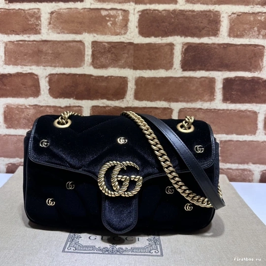 Firstbag ru GUCCI SMALL GG bag Marmont shoulder 0723